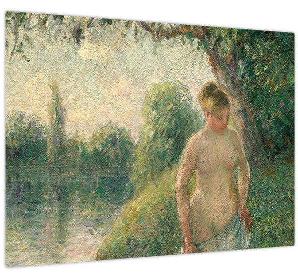 Kép - Camille Pissarro, The Bather, reprodukciók (70x50 cm)