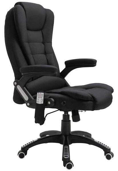 Vinsetto irodai Szék masszázzsal, 67x74x107-116cm, Fekete