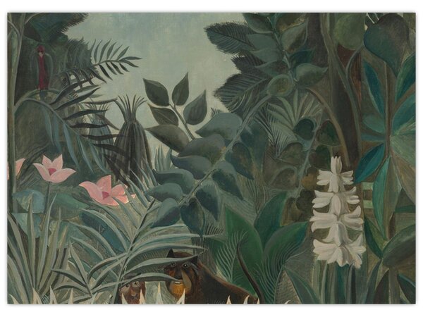 Kép - Henri Rousseau, The Equatorial Jungle, reprodukciók (70x50 cm)