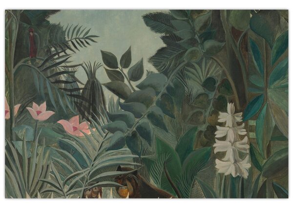 Kép - Henri Rousseau, The Equatorial Jungle, reprodukciók (90x60 cm)