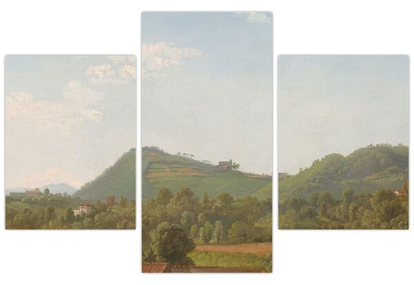 Kép - Simon Denis, View Near Naples, reprodukciók (90x60 cm)
