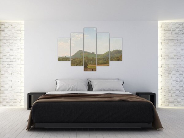 Kép - Simon Denis, View Near Naples, reprodukciók (150x105 cm)