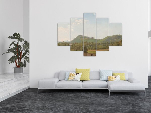 Kép - Simon Denis, View Near Naples, reprodukciók (150x105 cm)