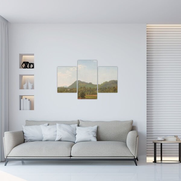 Kép - Simon Denis, View Near Naples, reprodukciók (90x60 cm)
