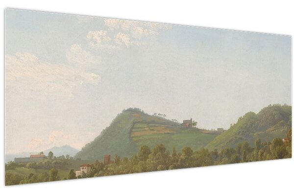 Kép - Simon Denis, View Near Naples, reprodukciók (120x50 cm)