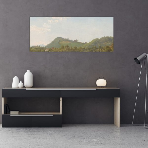 Kép - Simon Denis, View Near Naples, reprodukciók (120x50 cm)