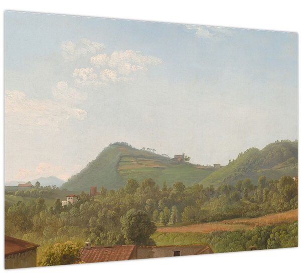 Kép - Simon Denis, View Near Naples, reprodukciók (70x50 cm)