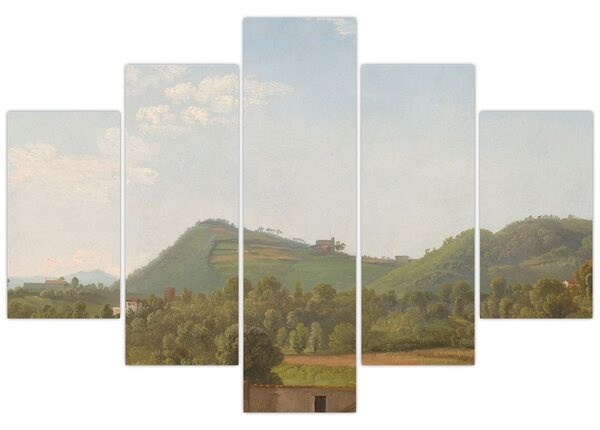 Kép - Simon Denis, View Near Naples, reprodukciók (150x105 cm)
