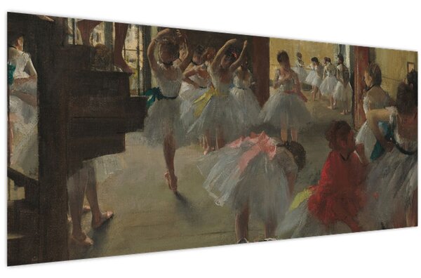 Kép - Edgar Degas, The Dance Class, reprodukciók (120x50 cm)