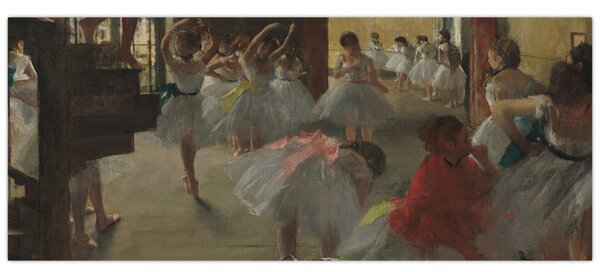 Kép - Edgar Degas, The Dance Class, reprodukciók (120x50 cm)