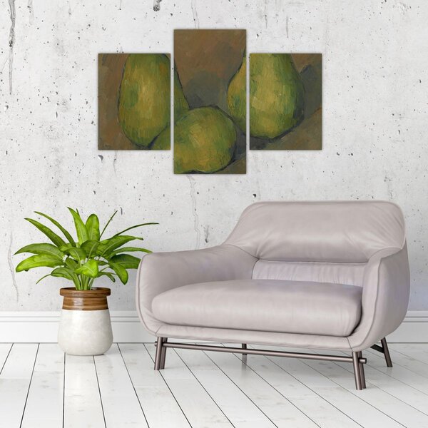 Kép - Paul Cézanne, Three Pears, reprodukciók (90x60 cm)