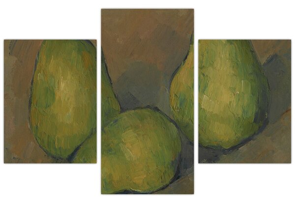 Kép - Paul Cézanne, Three Pears, reprodukciók (90x60 cm)