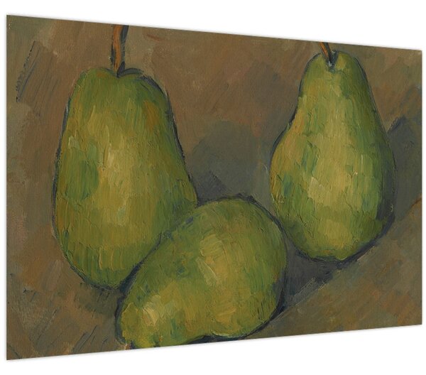 Kép - Paul Cézanne, Three Pears, reprodukciók (90x60 cm)