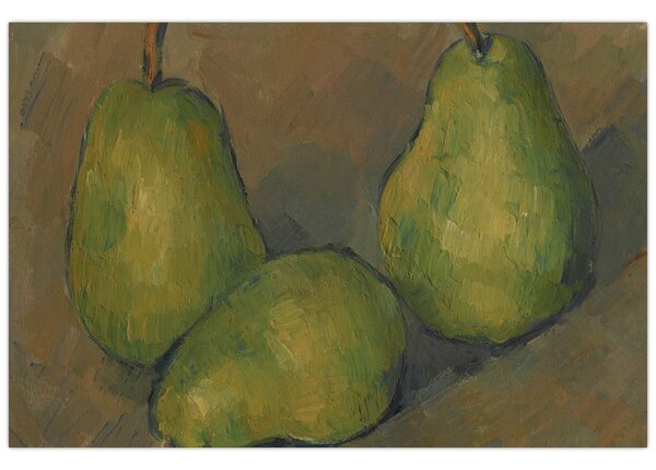 Kép - Paul Cézanne, Three Pears, reprodukciók (90x60 cm)