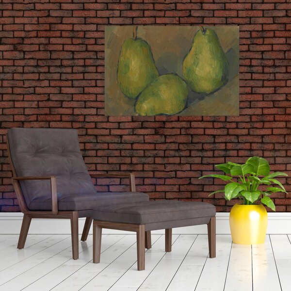 Kép - Paul Cézanne, Three Pears, reprodukciók (90x60 cm)