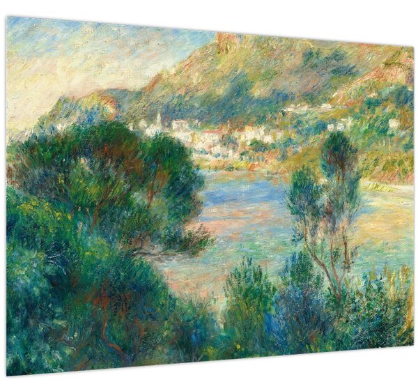 Kép - Auguste Renoir, View of Monte Carlo from Cap Martin, reprodukciók (70x50 cm)