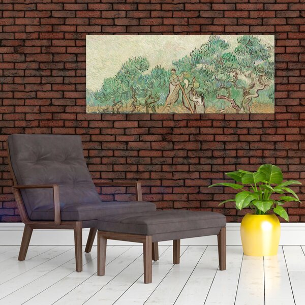 Kép - Vincent van Gogh, The Olive Orchard, reprodukciók (120x50 cm)