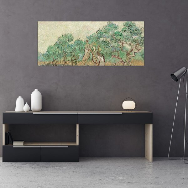 Kép - Vincent van Gogh, The Olive Orchard, reprodukciók (120x50 cm)