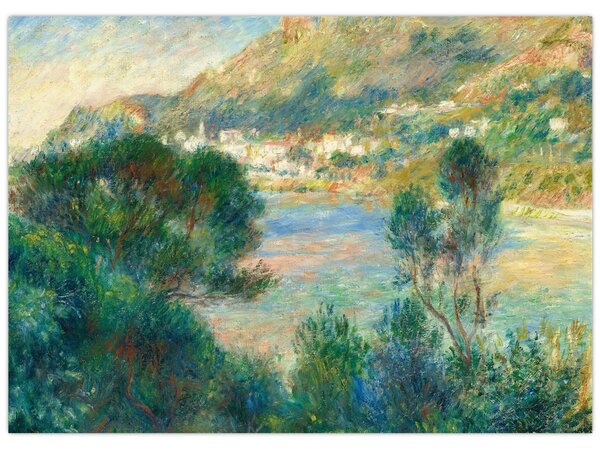 Kép - Auguste Renoir, View of Monte Carlo from Cap Martin, reprodukciók (70x50 cm)