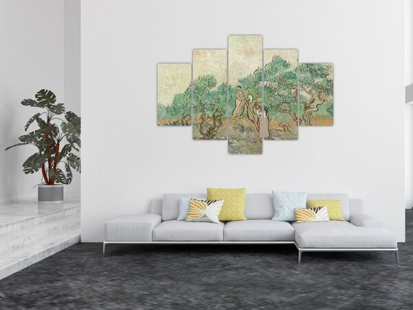 Kép - Vincent van Gogh, The Olive Orchard, reprodukciók (150x105 cm)