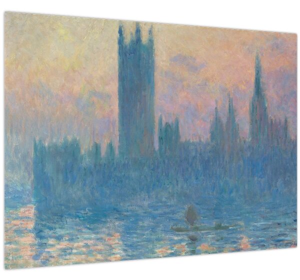 Kép - Claude Monet, The Houses of Parliament, Sunset, reprodukciók (70x50 cm)
