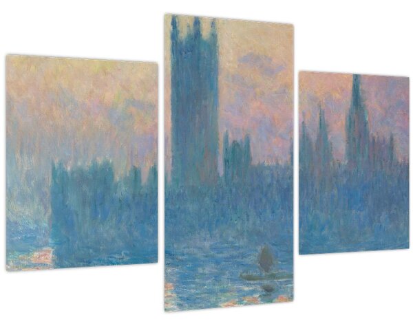 Kép - Claude Monet, The Houses of Parliament, Sunset, reprodukciók (90x60 cm)