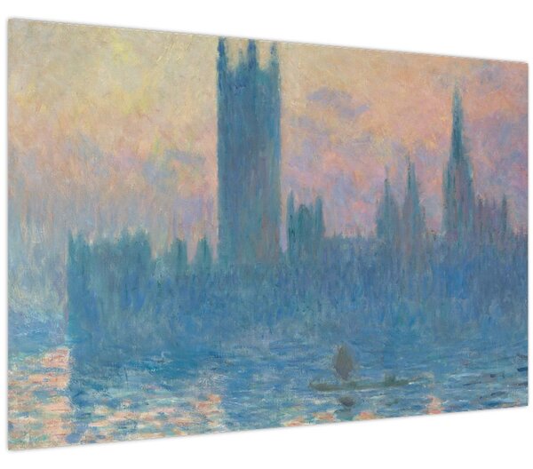 Kép - Claude Monet, The Houses of Parliament, Sunset, reprodukciók (90x60 cm)