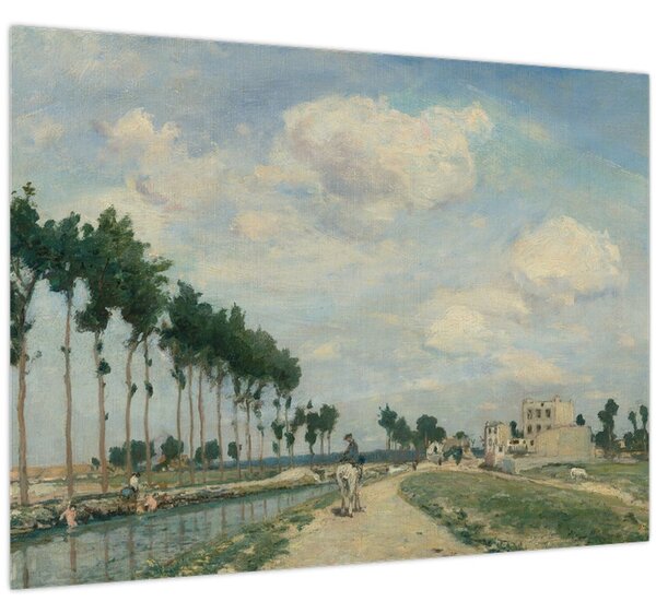 Kép - Johan Barthold Jongkind, The Towpath, reprodukciók (70x50 cm)