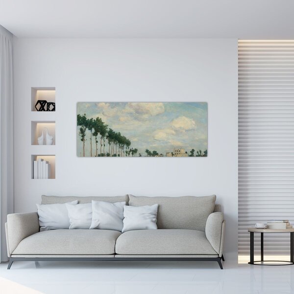 Kép - Johan Barthold Jongkind, The Towpath, reprodukciók (120x50 cm)
