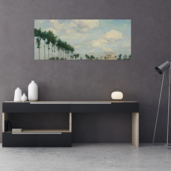 Kép - Johan Barthold Jongkind, The Towpath, reprodukciók (120x50 cm)