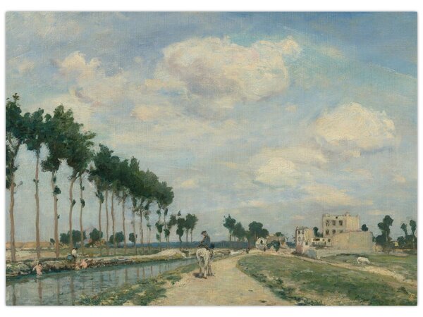 Kép - Johan Barthold Jongkind, The Towpath, reprodukciók (70x50 cm)