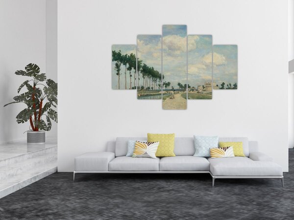 Kép - Johan Barthold Jongkind, The Towpath, reprodukciók (150x105 cm)