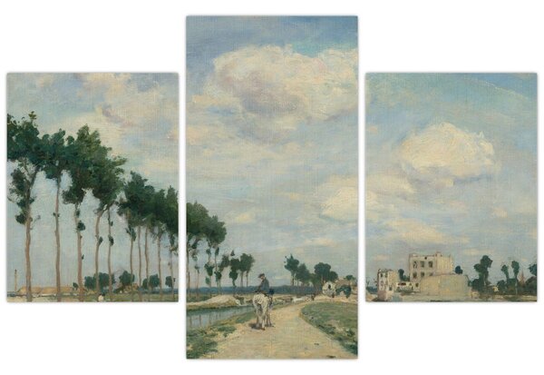 Kép - Johan Barthold Jongkind, The Towpath, reprodukciók (90x60 cm)