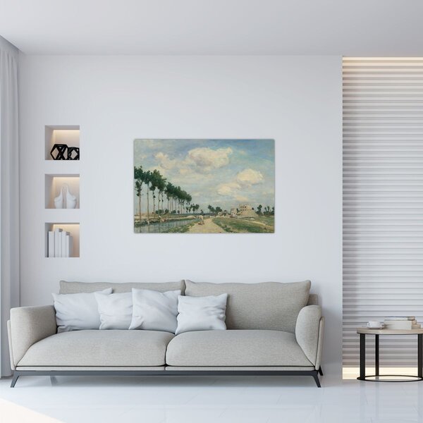 Kép - Johan Barthold Jongkind, The Towpath, reprodukciók (90x60 cm)