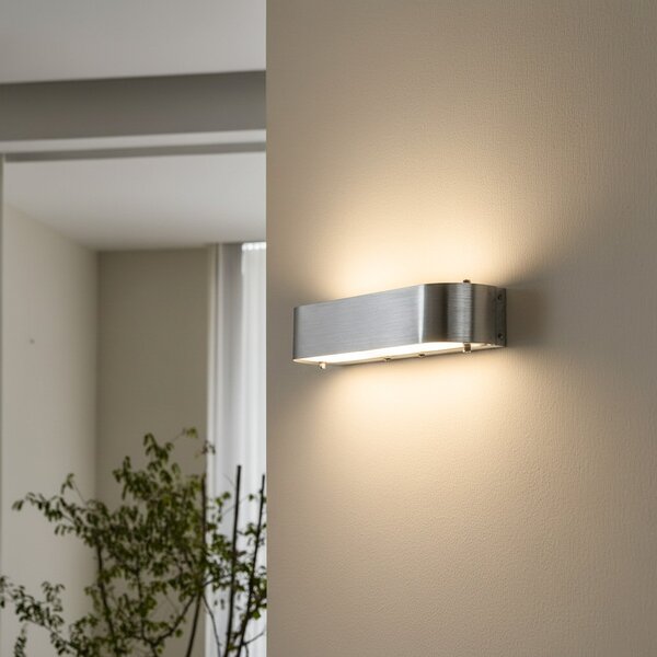 Fali Lámpa Lindby, Nika, dimmable, Fémes, Hálószoba, Fém, Modern