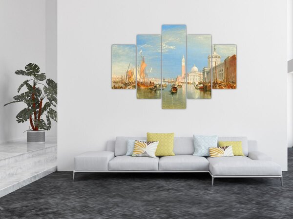 Kép - Joseph Mallord William Turner, Venice the Dogana and San Giorgio Maggiore, reprodukciók (150x105 cm)