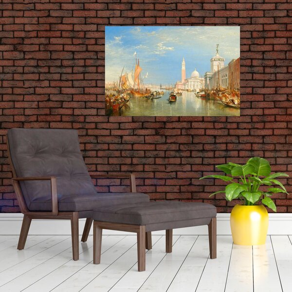 Kép - Joseph Mallord William Turner, Venice the Dogana and San Giorgio Maggiore, reprodukciók (90x60 cm)