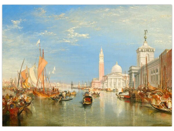 Kép - Joseph Mallord William Turner, Venice the Dogana and San Giorgio Maggiore, reprodukciók (70x50 cm)