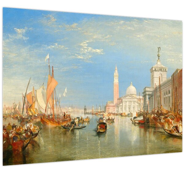 Kép - Joseph Mallord William Turner, Venice the Dogana and San Giorgio Maggiore, reprodukciók (70x50 cm)