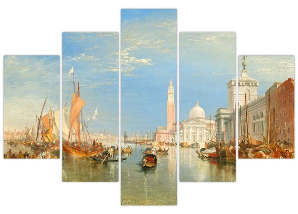 Kép - Joseph Mallord William Turner, Venice the Dogana and San Giorgio Maggiore, reprodukciók (150x105 cm)