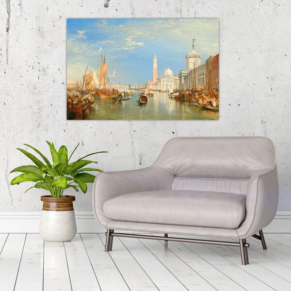 Kép - Joseph Mallord William Turner, Venice the Dogana and San Giorgio Maggiore, reprodukciók (90x60 cm)