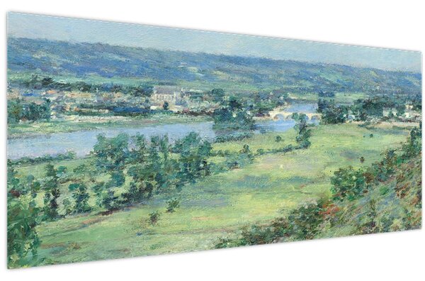 Kép - Theodore Robinson, The Valley of the Seine, From the Hills of Giverny, reprodukciók (120x50 cm)