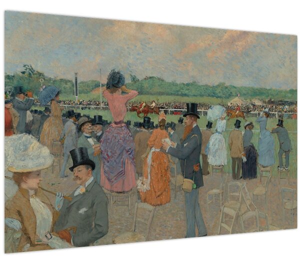 Kép - Jean-Louis Forain, The Races at Longchamp, reprodukciók (90x60 cm)