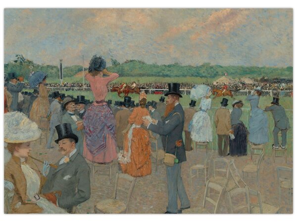 Kép - Jean-Louis Forain, The Races at Longchamp, reprodukciók (70x50 cm)