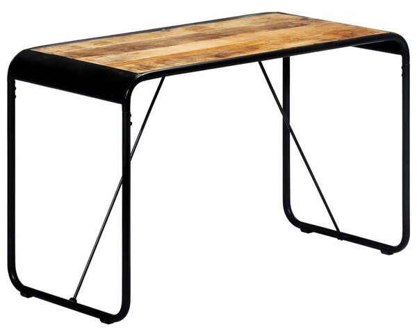 Mangófa Étkezőasztal - Ipari Stílus - 118x60x76 cm