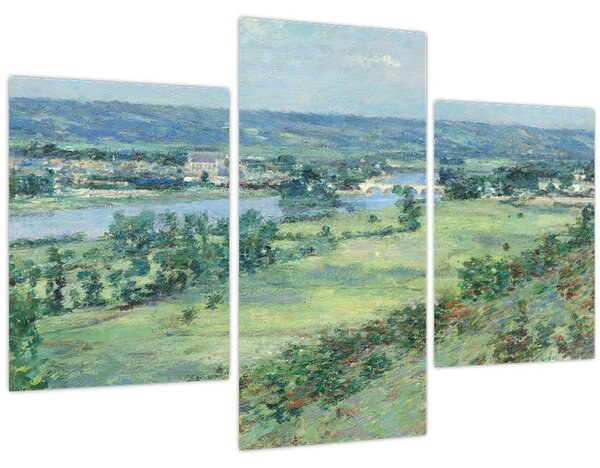 Kép - Theodore Robinson, The Valley of the Seine, From the Hills of Giverny, reprodukciók (90x60 cm)