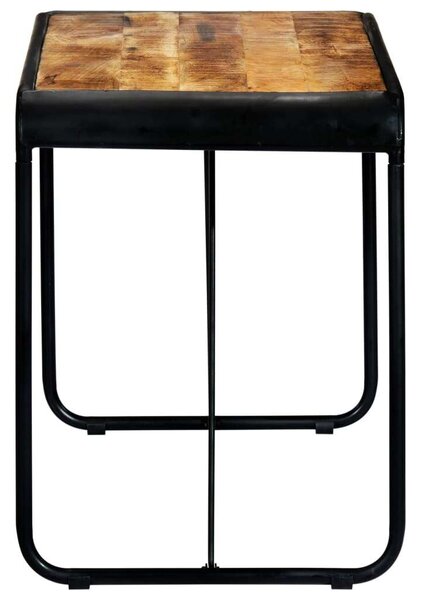 Mangófa Étkezőasztal - Ipari Stílus - 118x60x76 cm