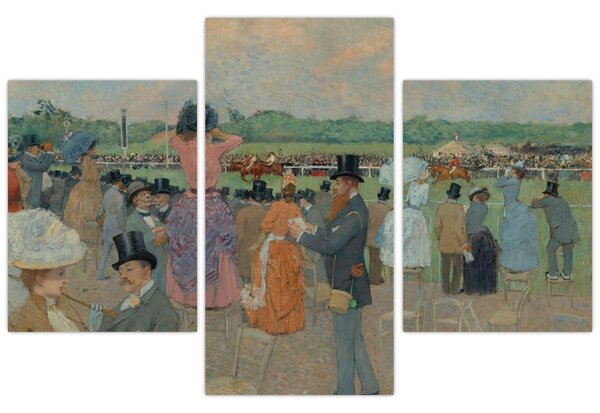 Kép - Jean-Louis Forain, The Races at Longchamp, reprodukciók (90x60 cm)