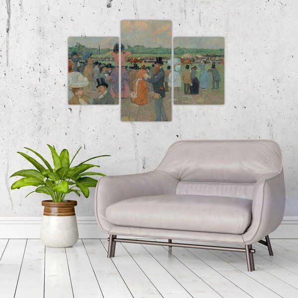 Kép - Jean-Louis Forain, The Races at Longchamp, reprodukciók (90x60 cm)