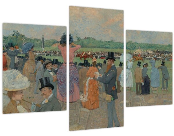 Kép - Jean-Louis Forain, The Races at Longchamp, reprodukciók (90x60 cm)